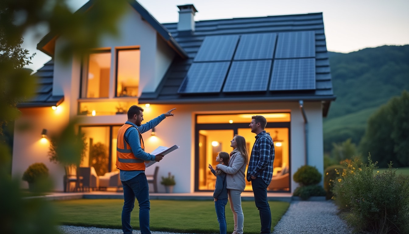 Illustration: Comment sélectionner le meilleur installateur local pour vos panneaux solaires à Saint-Héand
