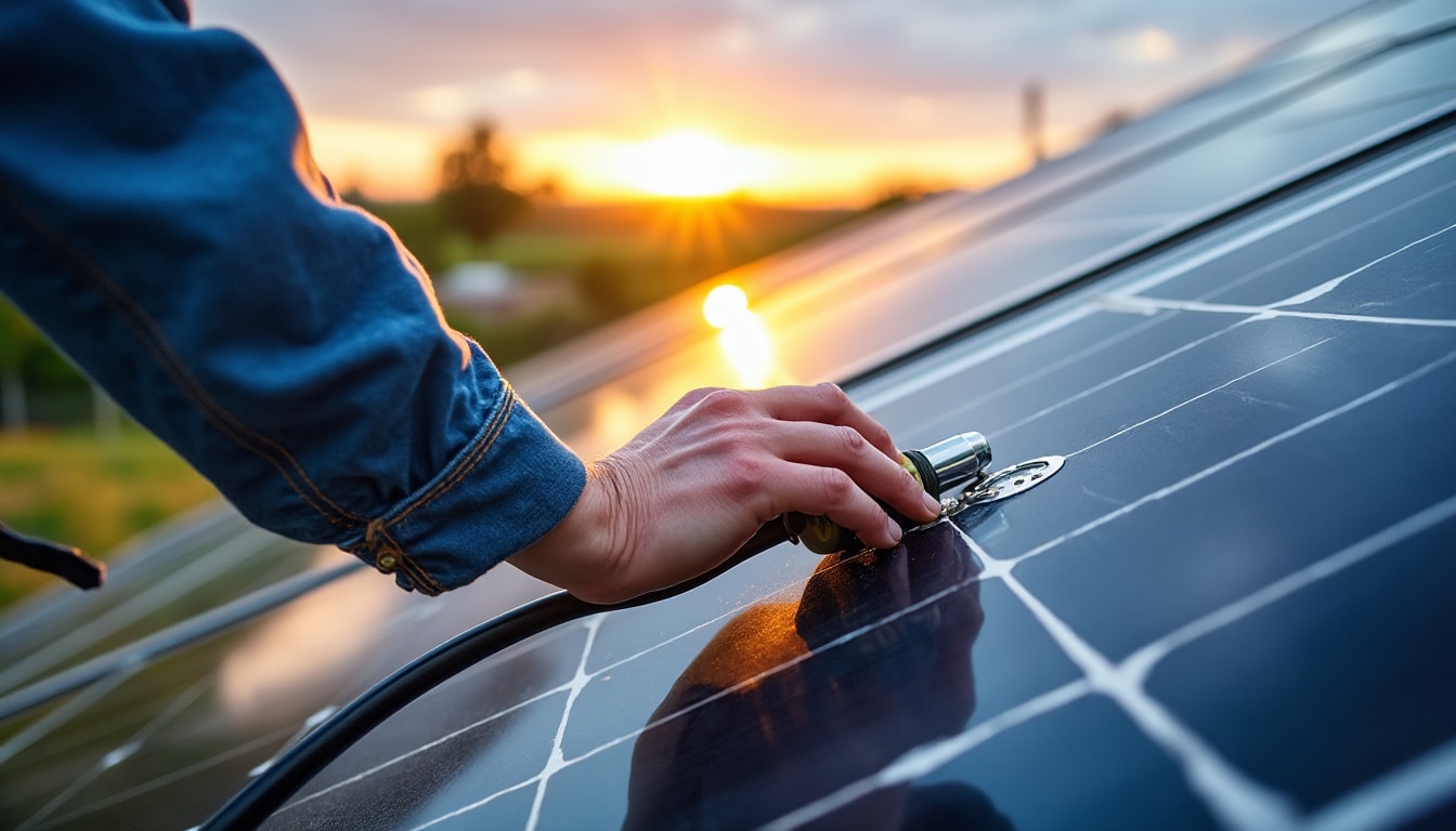 Parafoudre pour panneau solaire : protection efficace contre la foudre