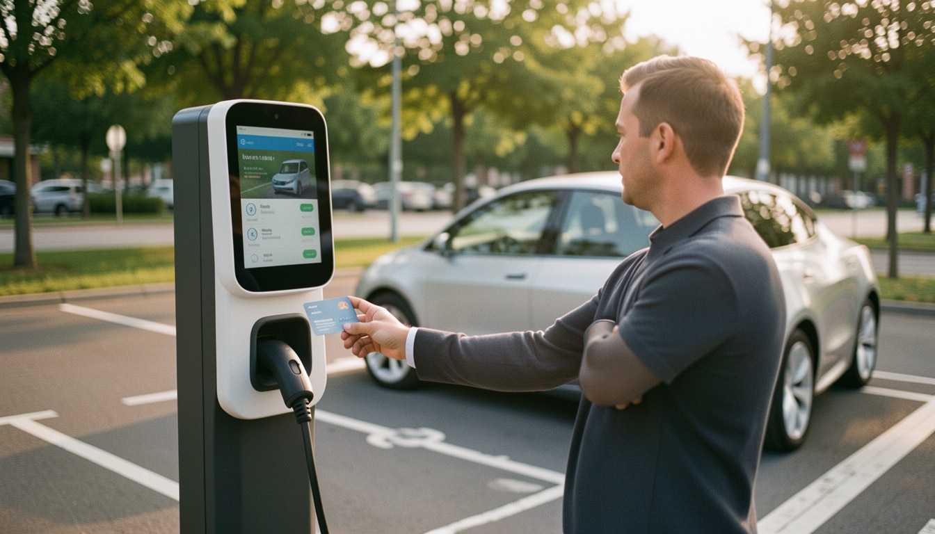 Carte ou badge de recharge pour voiture électrique