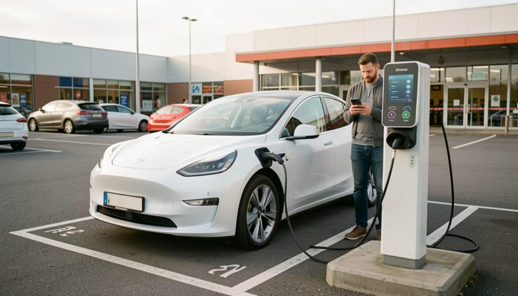Où trouver une borne de recharge électrique gratuite