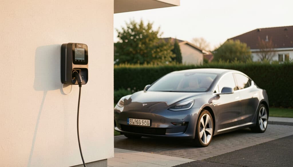 Choisir une borne de recharge monophasée chez soi