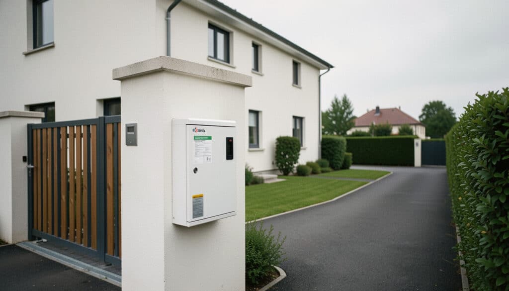 Coffret Enedis d’une maison individuelle : emplacement
