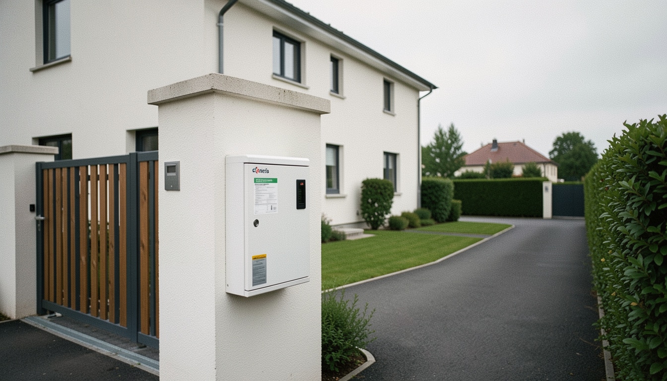 Coffret Enedis d’une maison individuelle : emplacement