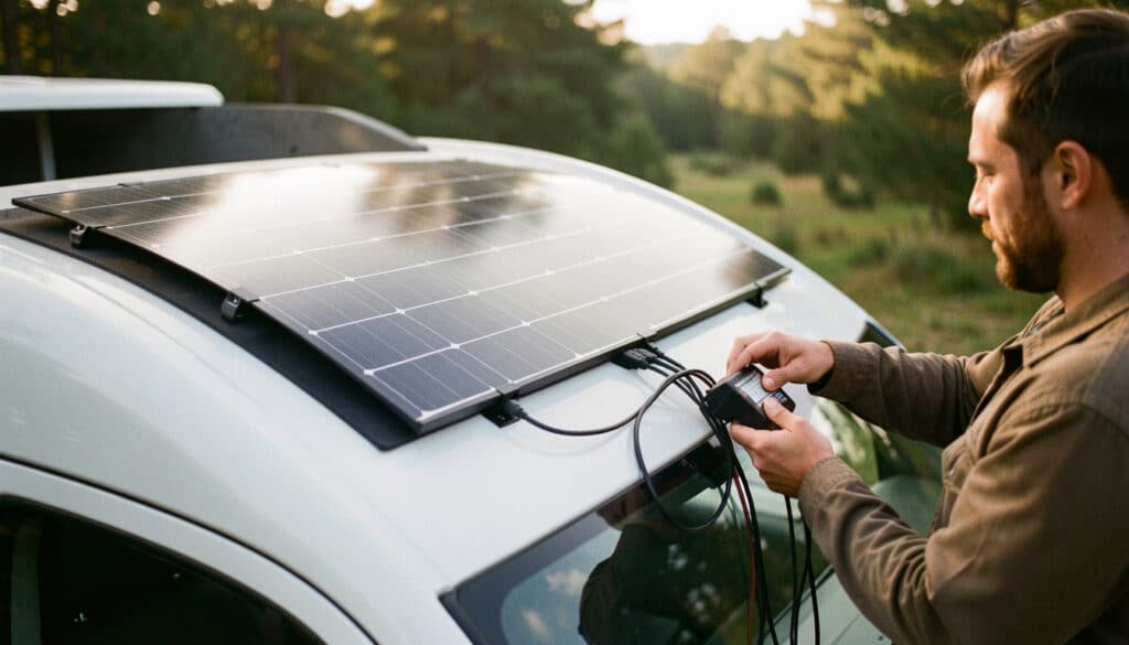 Panneau solaire souple de 200 W : usages et installation