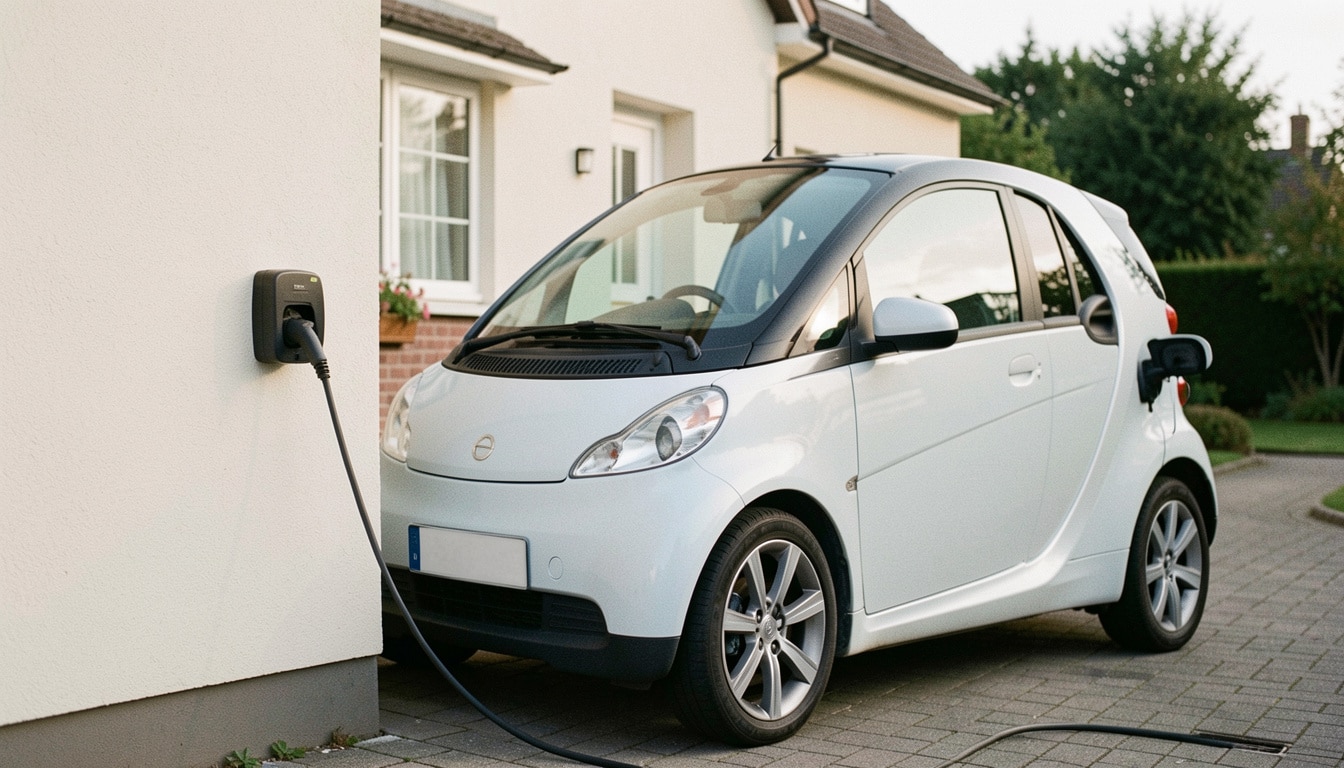 Recharger sa voiture sur une prise domestique chez soi