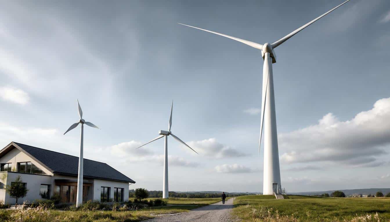 Quelle est la taille d’une éolienne selon son type ?